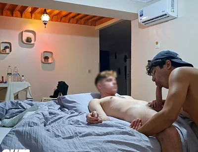 Young Czech Soldier Tries Gay Sex When His Girlfriend Isn't Around - 
