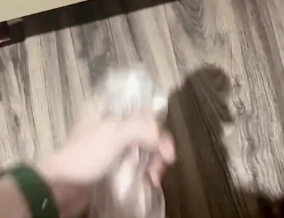 Horny Twink Needed a Release. Big Cumshot, Fucking a Flashlight, Intensive Masturbation. POV 4K Full HD