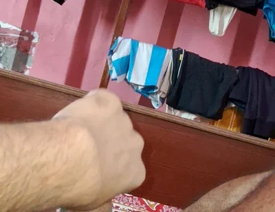 The Young Boy From the Desi Village, Full of Enthusiasm, Is Having Sex with His Hands.