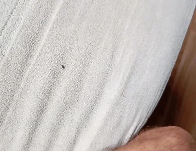 The Guy with His Cock Full of Semen After Cumming I Go Out to the Street with His Stained Pants