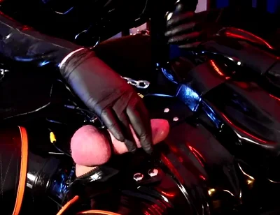 Electrics on the Bondage Bed for Tom Baker's Rubber Drone