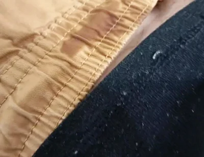 Handsome Amateur Made His Big Cock Cum Close up and Stained His Pants with Cum
