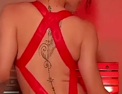 Femboy Burning with Desire and Showing off Her Sensual Body