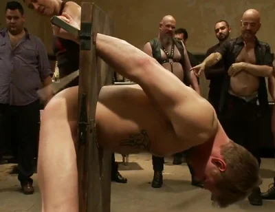 Bound And Suspended Upside Down While Roughly Fucked With Tantric Fitness, Will Swagger And Allen Silver