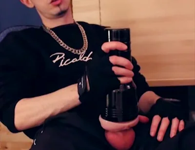 Chav Fleshlight Fuck and Smoke