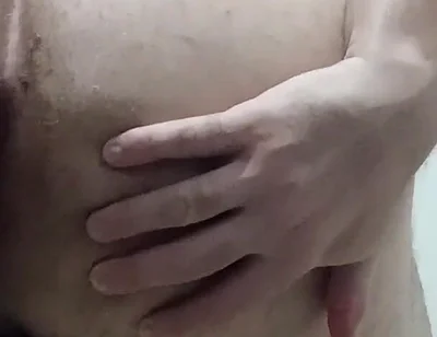 Putting the Blue Dildo in the Ass