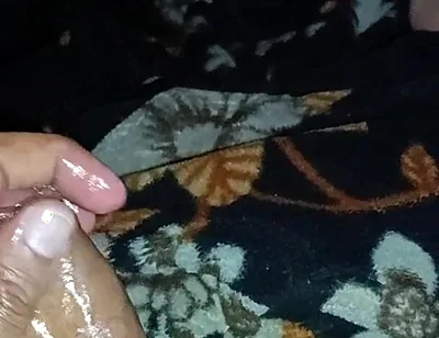 Cock Massage:- Desi Boy Massage His Huge Cock and Masturbation