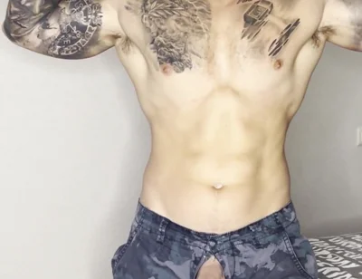 My Military Big Cock Can Cums with No Touch