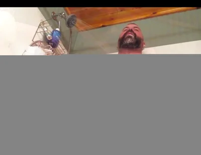 Stroking Daddy Bear Cock