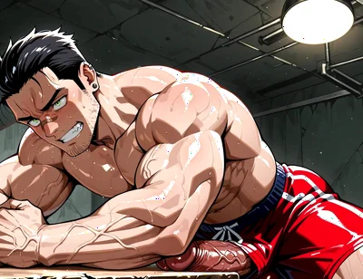 Ai Anime Style Big Dick Men