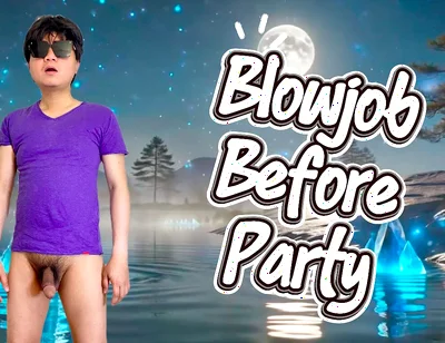 Blowing a Straight Friend Before Partying in the Club