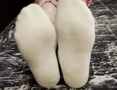 Coach Karl's Feet in His White Socks [8893]