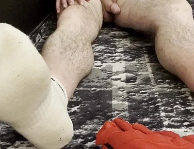 Coach Karl Feet White Socks and Bare Balls [5834]