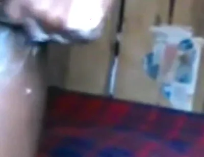 Wanking Covered in Body Creaming