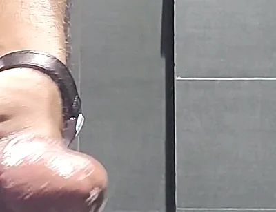 Horny Office Worker Sneaks Into Washroom to Masturbate After a Long Day