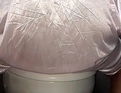 Crossdresser Gorgeous Satin Lingerie Pleasure