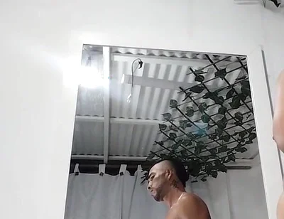 Cum in Front of the Mirror