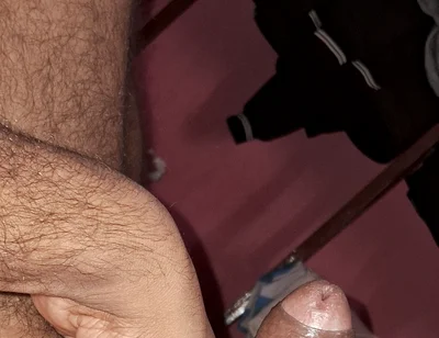 Indian Young Boy Masturbating in Bed at Night.