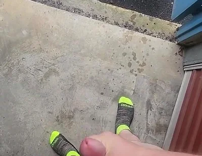 Almost Caught Enjoying the Storage Unit