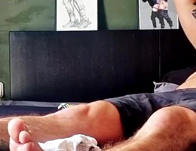 Bearded Master's Feet Massage & Worship by Hairy Muscle Sub