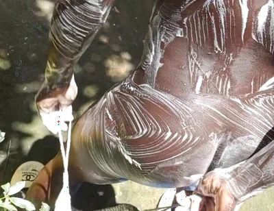 Heavy Wet and Slippery Huge Black Cock Wants to Cum on the Floor