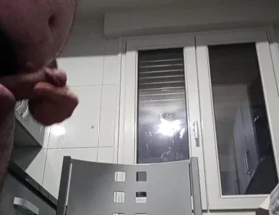 Handsome Chubby with Hard and Fat Masturbating