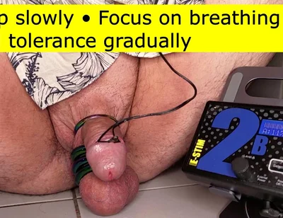 E-stim Tutorial: Bipolar Magictrode Glans Stimulation