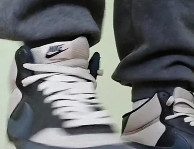 Nike Sneakers on My Feet