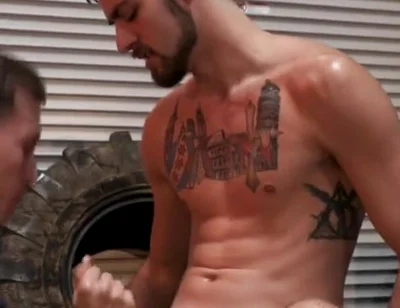 NextDoorRaw - Isaac Parker restrained & dildo fucked