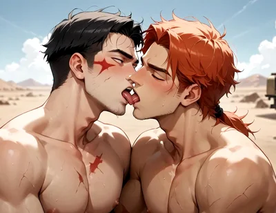 Unleash the Gay Muscle Cumshot Storm in the Desert - the Greatest and Hottest XXX!