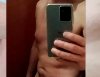 Hot Guy Nico Cums Hard Watching Hard Cock Selfie