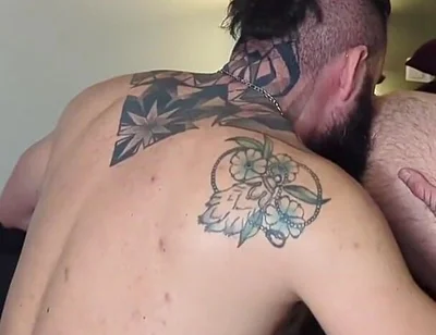 Bearded Master Uses Sub, Hairy Slut with a Bubble Butt in a Thong