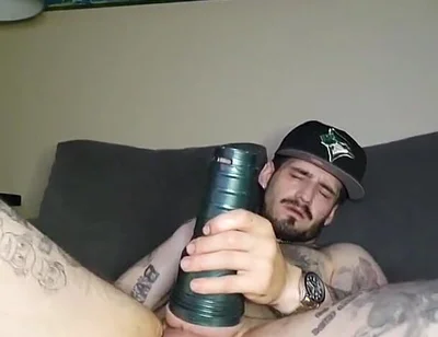 Young Hot Stud and His Fleshlight Part 3