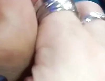 Jerking off a Cock From My Red-nailed Doll