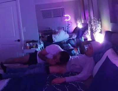 My Neighbor Pounds Me and Watches in the Mirror.