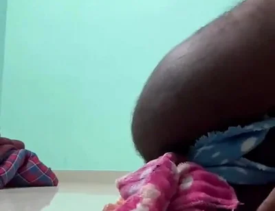 Inserting Soft Towel Hanky Inside My Boy Pussy