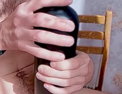 The Guy Fucks All His Toys and Cums Inside, a Lot of Pleasure and Sperm with Moans