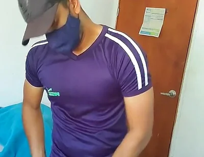 Indian Black Cock Gets Masturbated