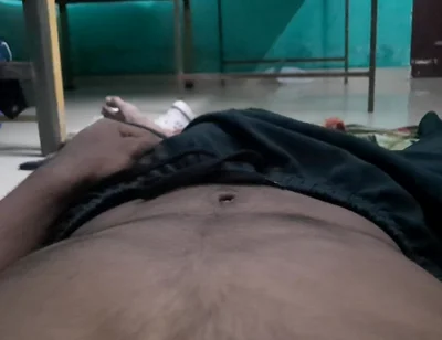 Horny Boy Laying on the Bed, Touching Himself