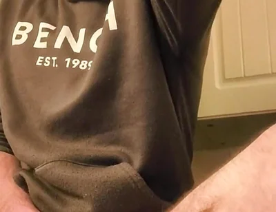 Big Dick Wanking and Smoking