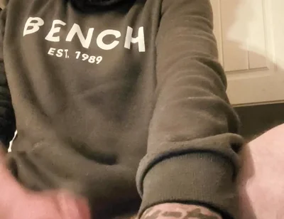 Big Dick Wanking and Smoking