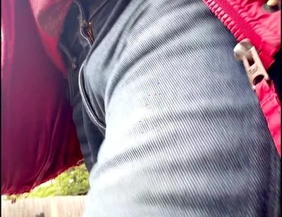 Out Walking Commando and the Monster Inside My Jeans Is Bulging Out