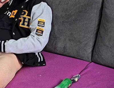 Horny Man Masturbating Until He Loses Control and Cums so Hard