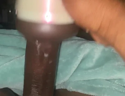 Moving Big Black Dick in Fleshlight