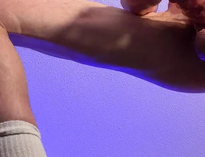 Start in Captain Stance with Camera Facing up at Me so You See Low Hanging Balls