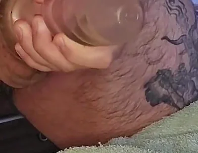 Gay Bear Tries New Toy