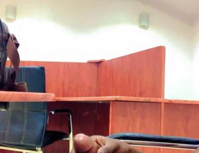 Black Cock Lonely Office Masturbate