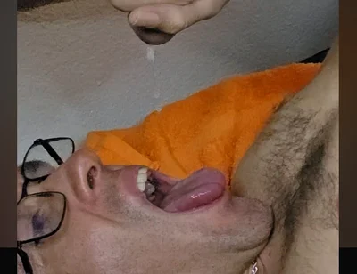 POV Cumswallow Slave Dripping Warm Cum