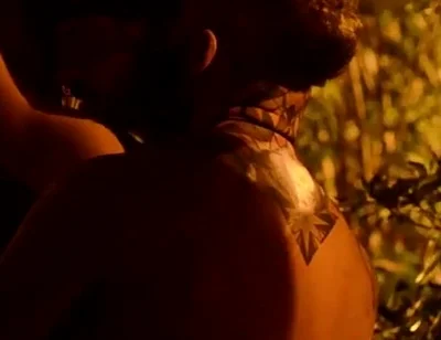 Sub Is Restrained and Used by Bearded Master in a Public Park.