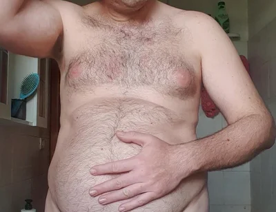 All Naked in Bathroom